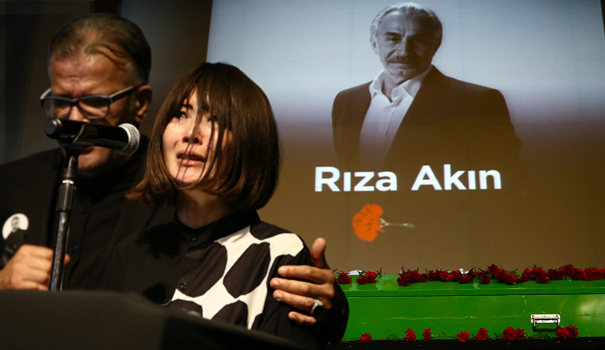 Eşinden duygusal veda… Oyuncu Rıza Akın Adana'da son yolculuğuna uğurlandı görseli