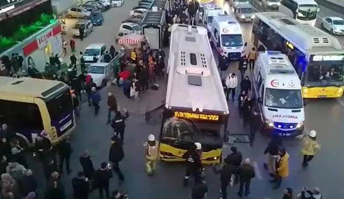 İETT otobüsü durağa daldı, ölü ve yaralılar var görseli