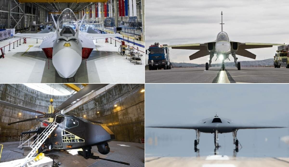 Türkiye'nin milli kanatlarından gövde gösterisi: Milli Muharip Uçak, HÜRJET, ATAK-2 ve ANKA-3 görseli