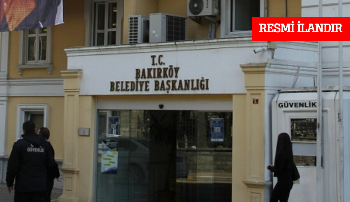 BAKIRKÖY BELEDİYE BAŞKANLIĞI
BAKIRKÖY İLÇESİ SINIRLARI İÇERİSİNDE
MUHTELİF 3 ADET KAFETERYA YERLERİNİN
KİRALAMA İHALESİ İŞİ
İLANI