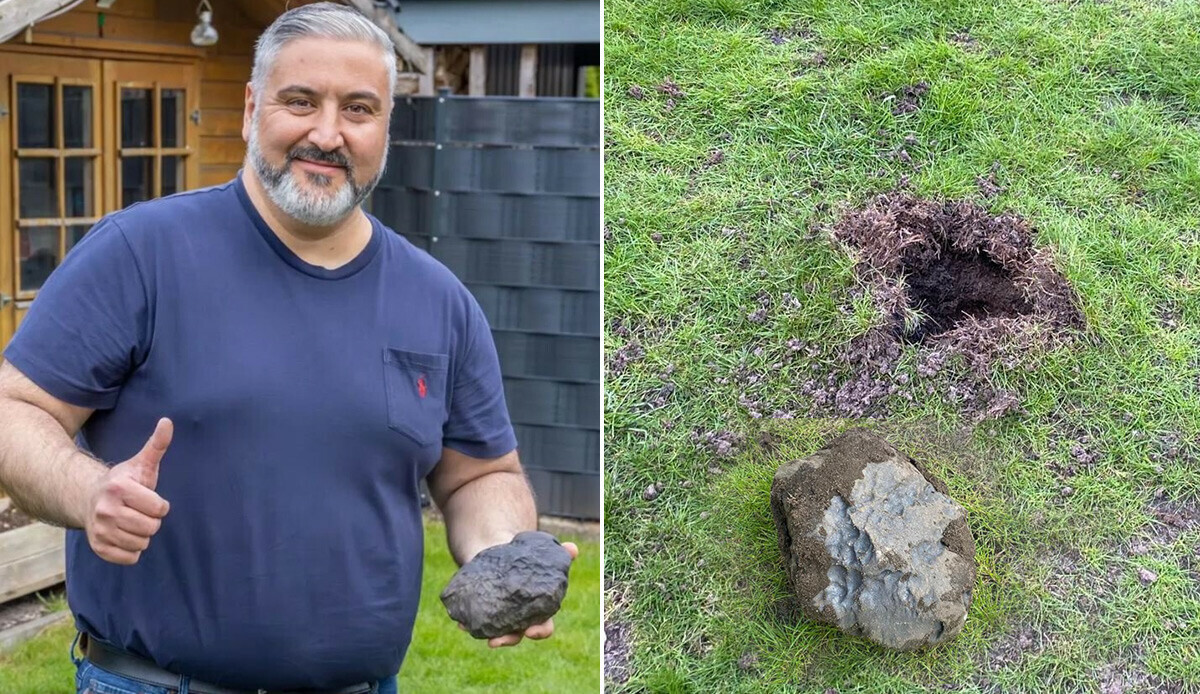Almanya Şahin ailesini konuşuyor: Bahçelerine düşen göktaşı ile zengin oldular! görseli