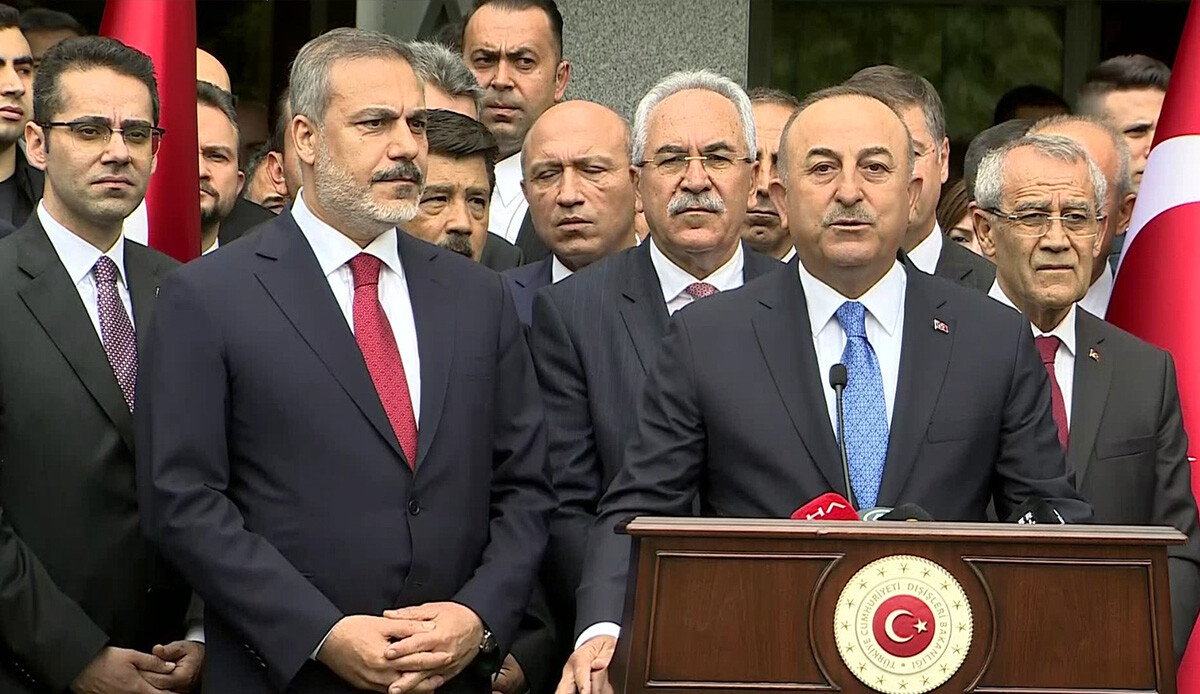 Hakan Fidan görevi Çavuşoğlu'ndan devraldı: Milli dış politika vizyonunu ilerletmeye devam edeceğim görseli