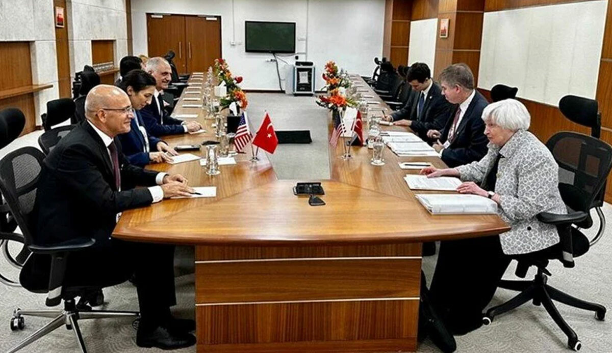 ABD'li Bakan'dan dikkat çekici adım! Maliye Bakanı Şimşek ve Merkez Bankası Başkanı Erkan ile görüşmesinden sonra paylaştı görseli