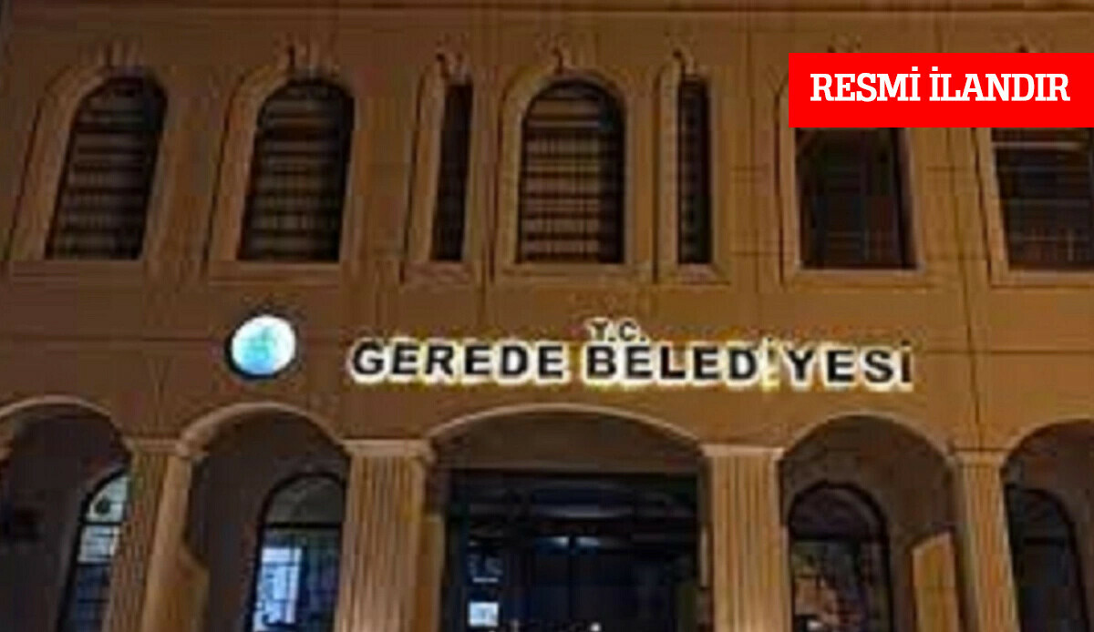 T.C. GEREDE BELEDİYE BAŞKANLIĞI İHALE İLANI