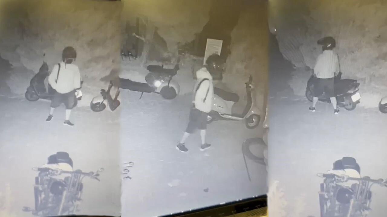 Böyle yüzsüzlük görülmedi: "Seç, beğen, al" motosiklet hırsızlığı görseli