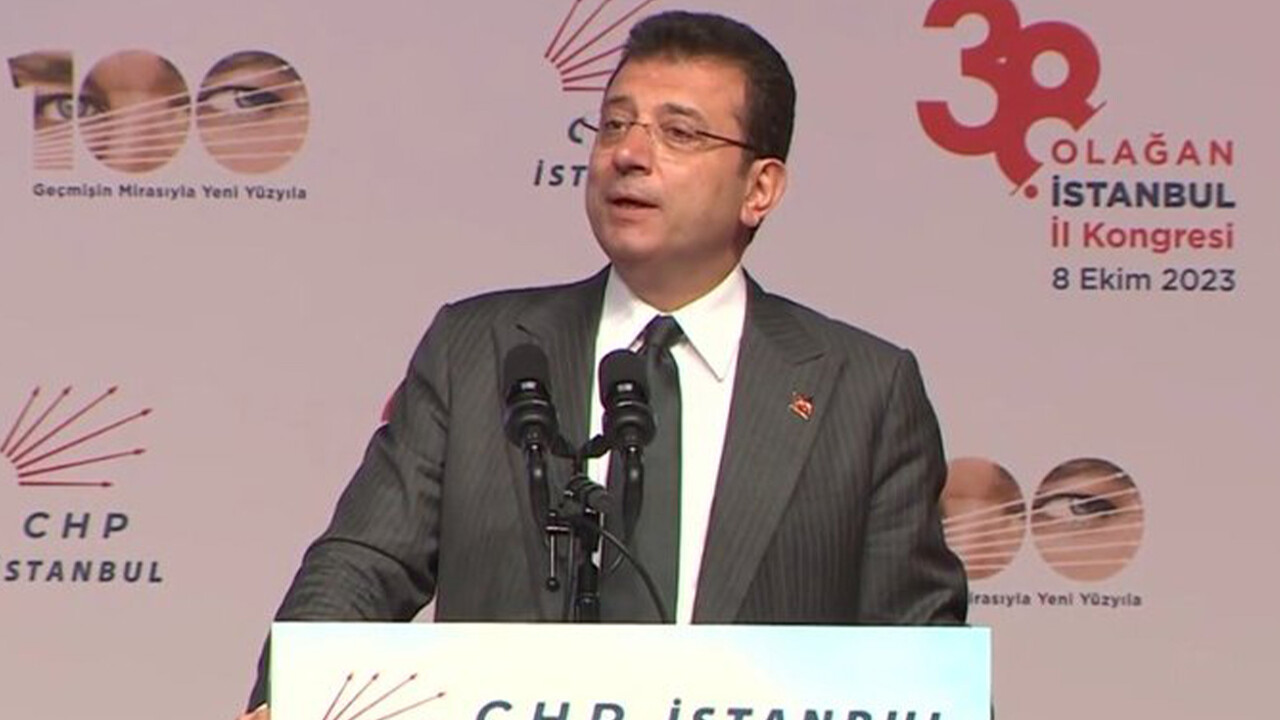 İmamoğlu, CHP kongresinde "değişim" dedi! Sözleri sloganla kesildi görseli