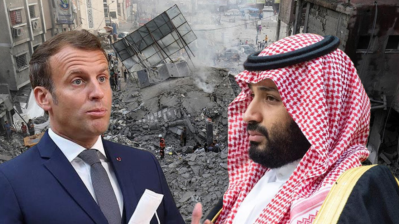 Macron ve Selman'dan Gazze değerlendirmesi: Siviller korunmalı görseli