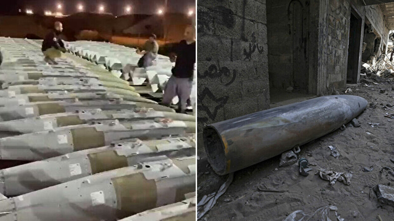 İsrail Gazze'deki hastaneyi ABD'nin yolladığı MK-84 ile vurmuş görseli