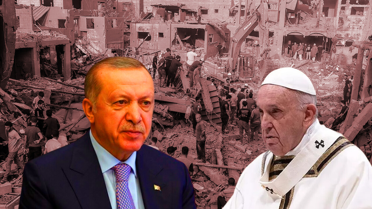 Son dakika: Cumhurbaşkanı Erdoğan, Papa ile Filistin'i görüştü görseli