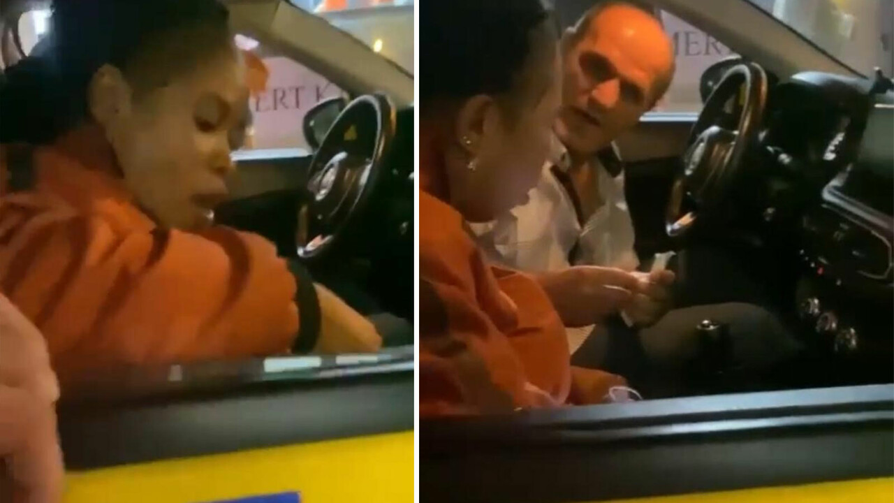 Taksici ile turistin tartışması kamerada: Dolandırıldığını zannedip ücreti vermek istemedi görseli