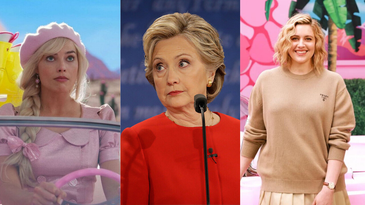 Barbie'ye siyasi destek Hillary Clinton'dan geldi: Margot Robbie ve Greta Gerwig'in Oscar'a aday gösterilmemesine tepki olarak Ken'i küçümsedi görseli