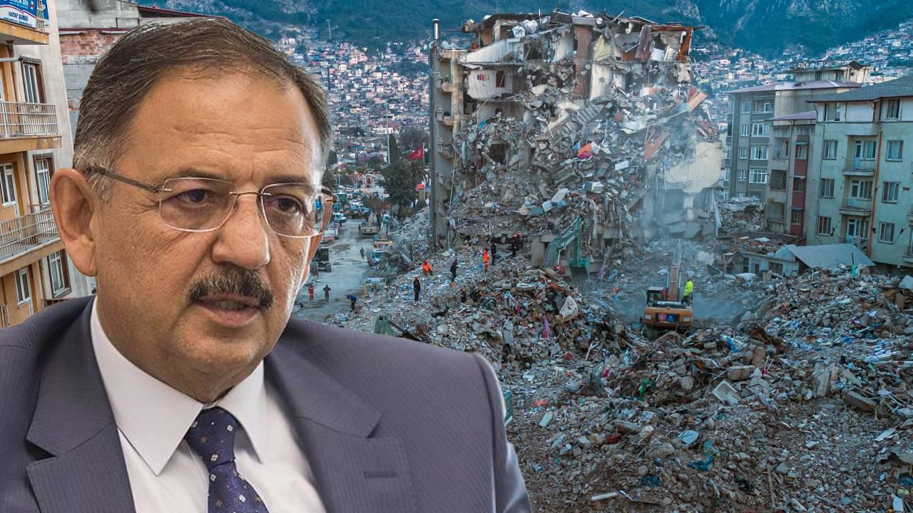 Bakan Özhaseki, '5 riskli ülkeden biri Türkiye' diyerek deprem riski olan bölgeleri sıraladı görseli