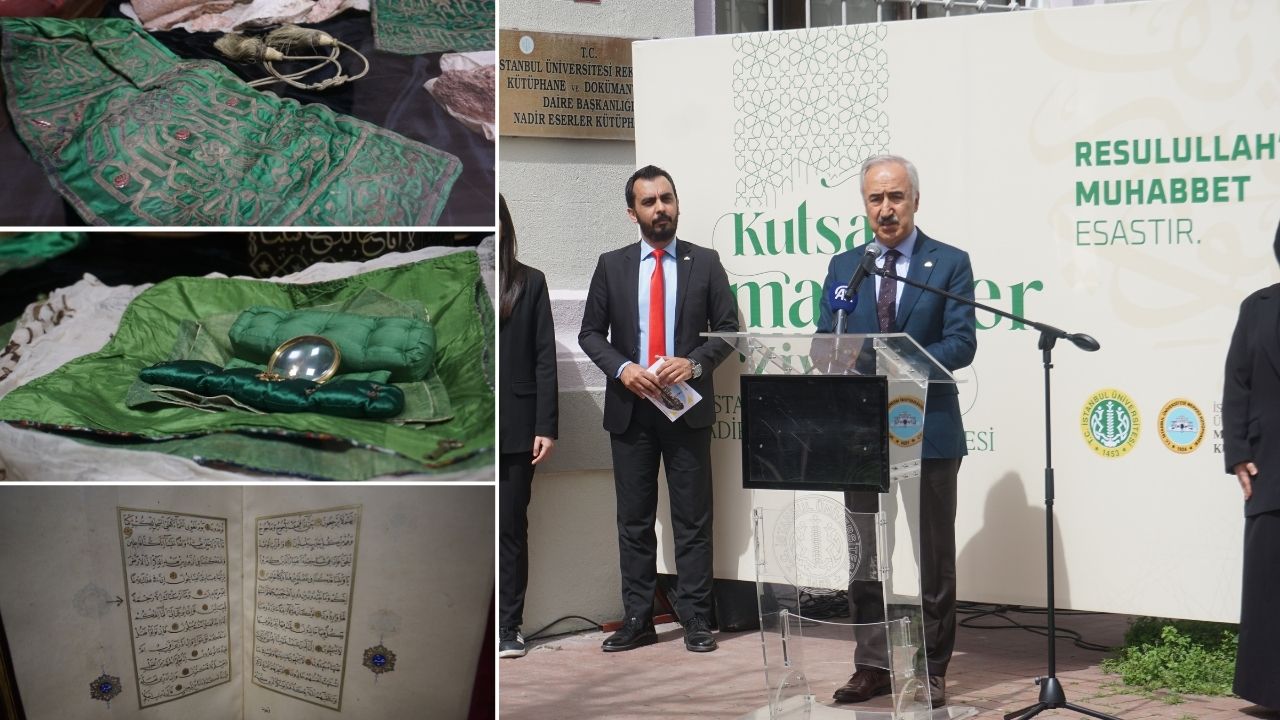 100 yıldır üniversitede korunuyorlardı, Mukaddes Emanetler kütüphanede gün yüzüne çıktı görseli