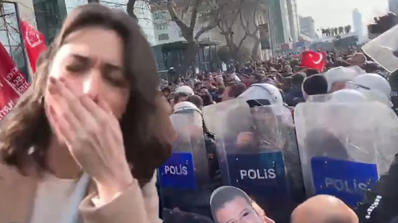 İmamoğlu'nun ifade verdiği Çağlayan'da ortalık karıştı görseli