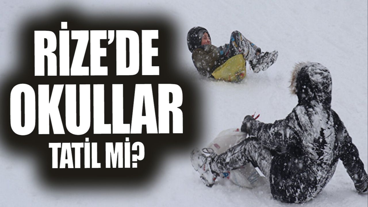Rize'de okullar tatil mi? Rize 26 Şubat Çarşamba okullar tatil mi? görseli