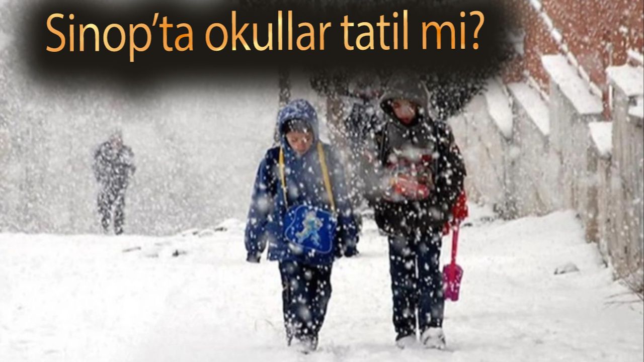 Sinop'ta yarın okullar tatil mi? 27 Şubat Perşembe Sinop'ta okullar var mı? görseli