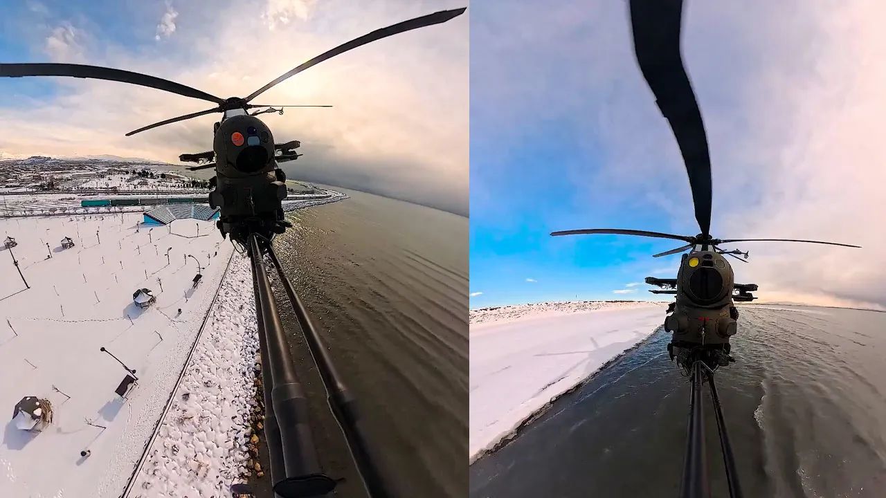 ATAK Helikopterinin namlusundan görüntüler: Tam bir savaş makinası! görseli