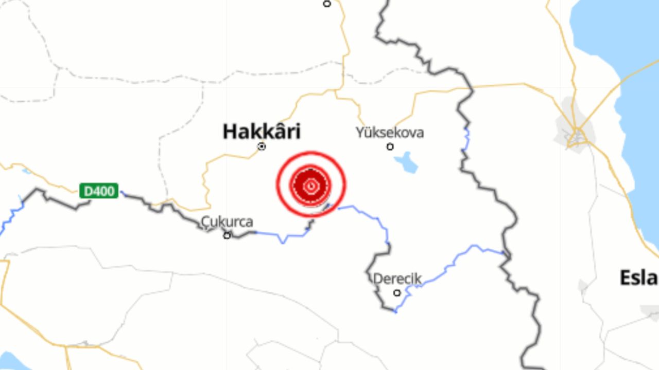 Hakkari'de deprem mi oldu? Hakkari deprem son dakika 11 Mart 2025 görseli