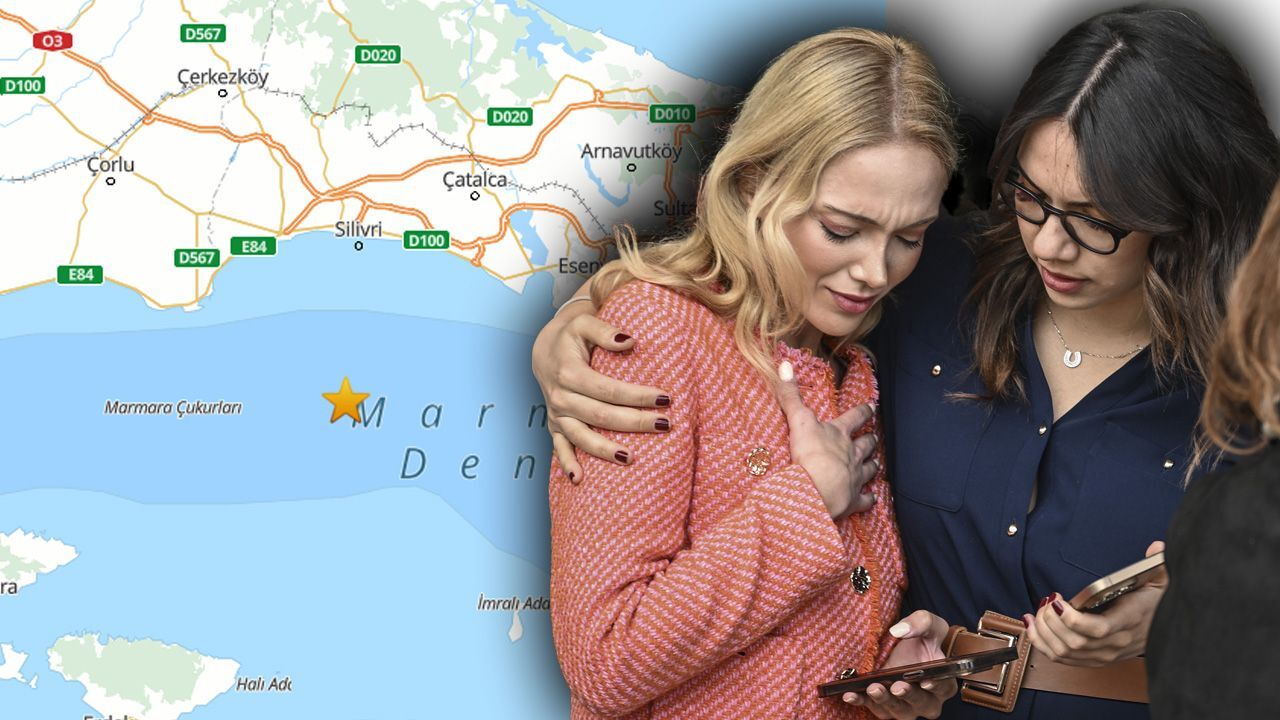 İstanbul'da şiddetli deprem! Çok sert salladı, çevre illerde hissedildi görseli