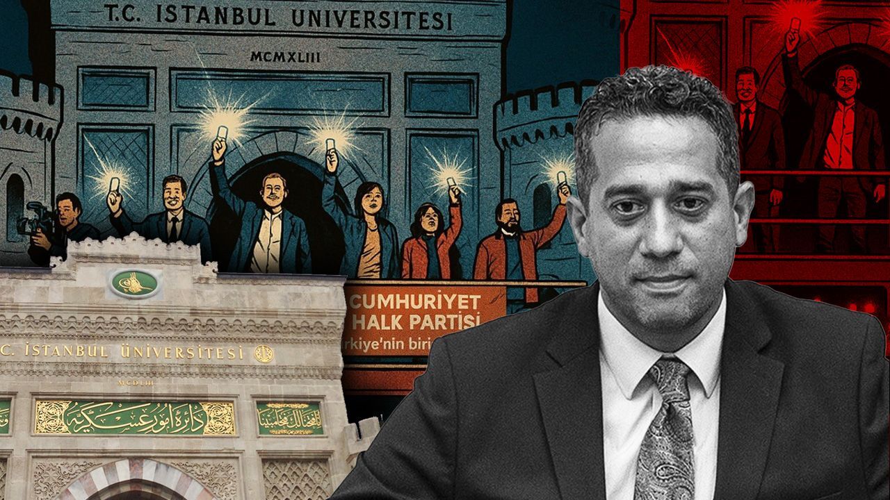 CHP'li Ali Mahir Başarır'dan skandal paylaşım! İstanbul Üniversitesi'nin tarihi kapısından Fetih Suresi'ni sildi görseli