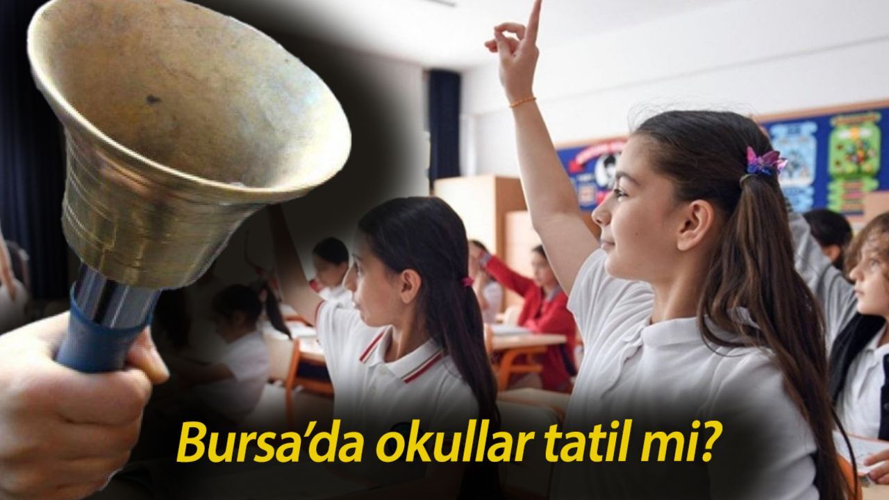 Bursa yarın okullar tatil mi? 20 Mayıs Salı 2025 Bursa'da okullar var mı? görseli