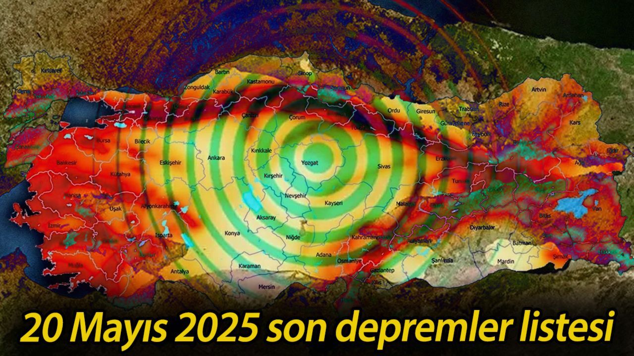 Son dakika İstanbul'da deprem oldu mu? 20 Mayıs 2025 son depremler listesi görseli