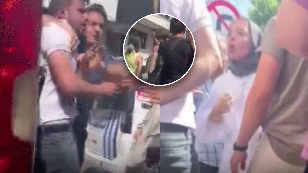 İstanbul'da semt pazarında ortalık karıştı! Pazarcı kadına yumruk attı, o anlar kamerada görseli