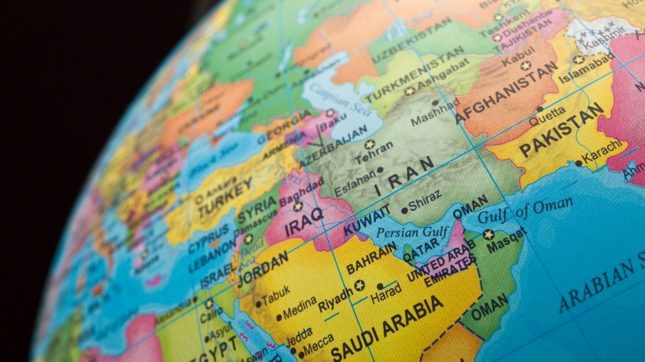 Körfez ülkeleri hangileri? Basra Körfezi kıyısındaki ülkelerin haritadaki yerleri görseli