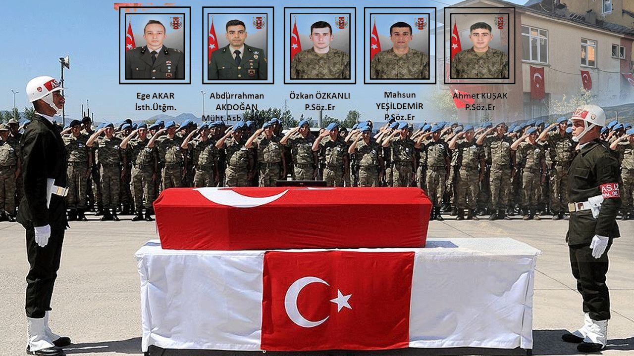 Acı haber memleketlerine ulaştı! 5 kahraman askerin baba ocağında gözyaşları sel oldu görseli