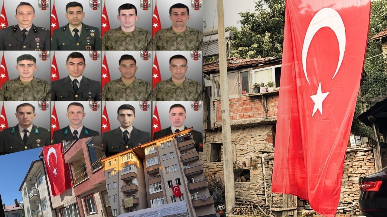 Memleketlerine şehit ateşi düştü: İşte aziz şehitlerimizin isimleri ve memleketleri görseli