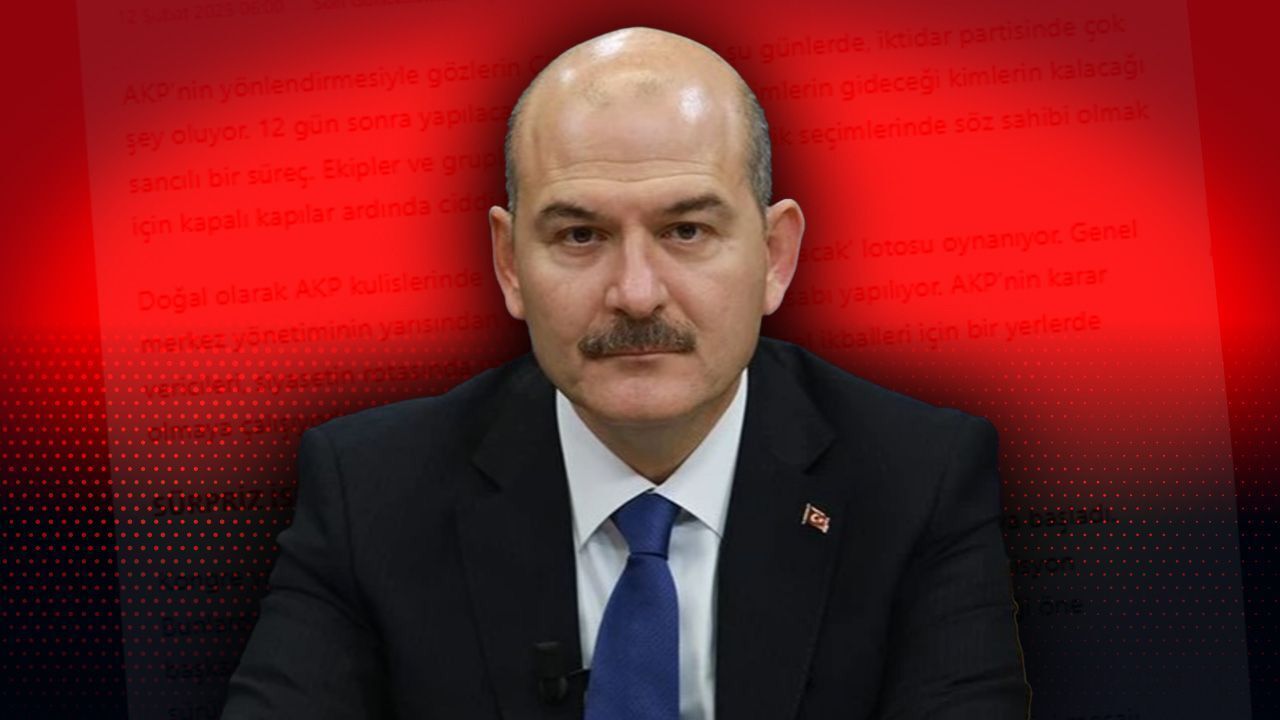 Süleyman Soylu’nun ofis çevresinde keşif yapan 2 kişi tutuklandı görseli