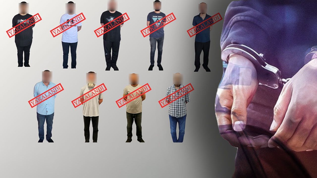 Biri Daltonlar üyesi 9 suçlu yakalanıp Türkiye