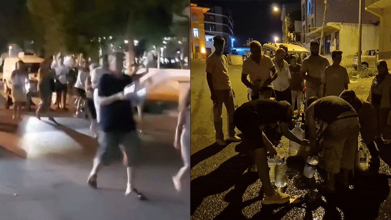 CHP'li belediyede susuzluk isyanı! Ellerinde bidonlarla sokağa döküldüler
