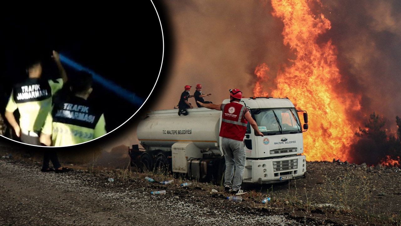 Ciğerlerimizi yakan yangında esrarengiz kişi! Apar topar peşine düştüler görseli