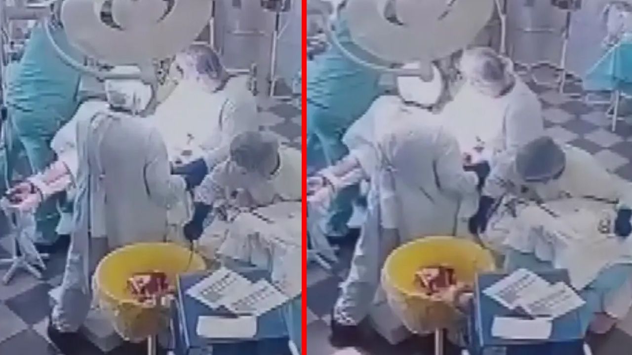 8.8 şiddetindeki depreme ameliyatta yakalandılar! Verdikleri mücadele göz doldurdu