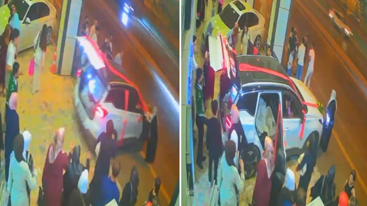 Düğün felaketle bitti! Damat ve gelin ölümden döndü, o anlar kamerada