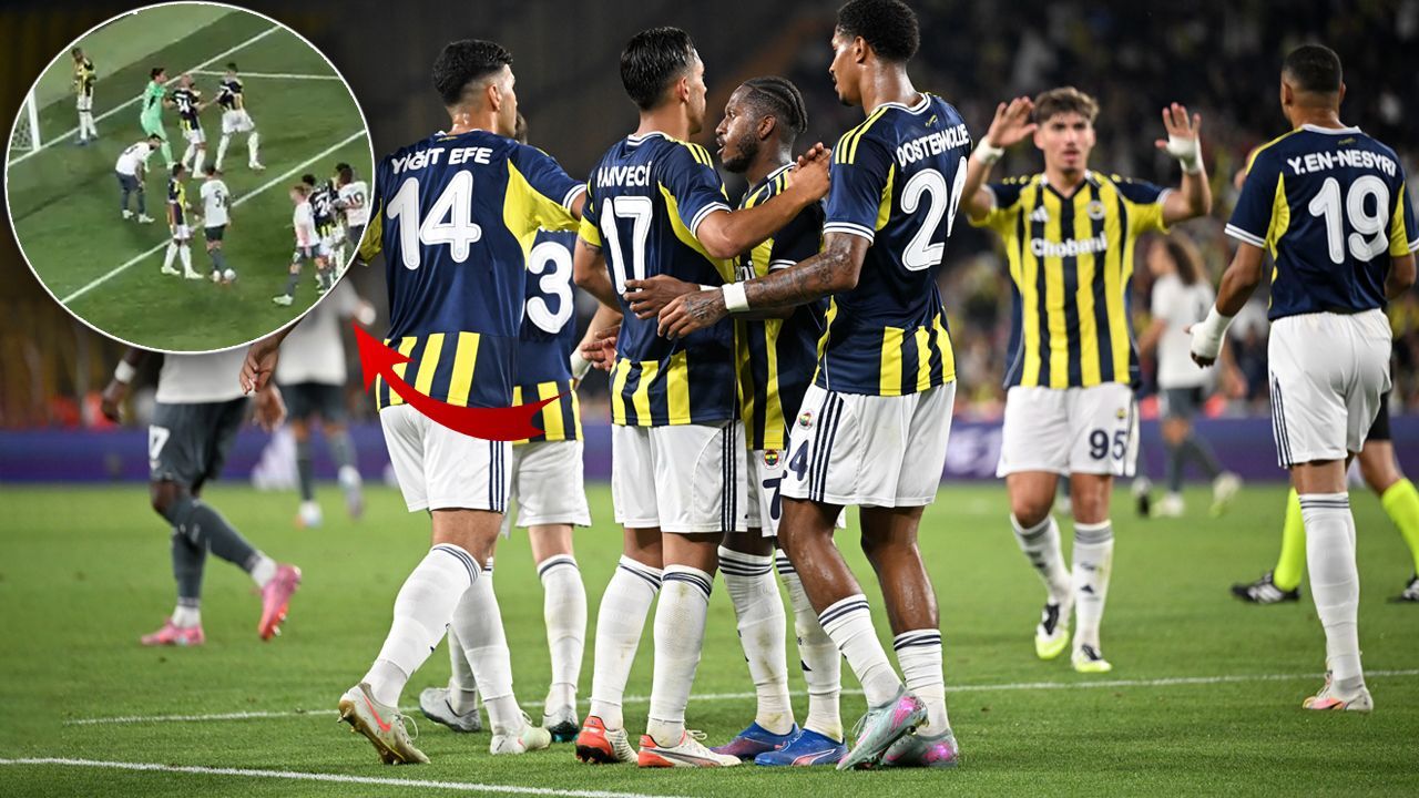 Fenerbahçe-Lazio maçında olay görüntü! Çılgına döndü, takım arkadaşları zor tuttu