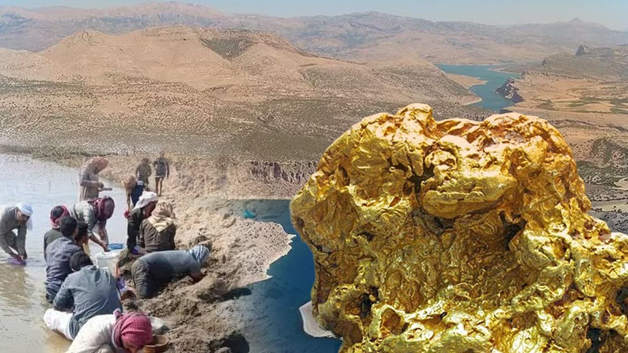 Nehir çekilince ortaya çıktı: Köylü 