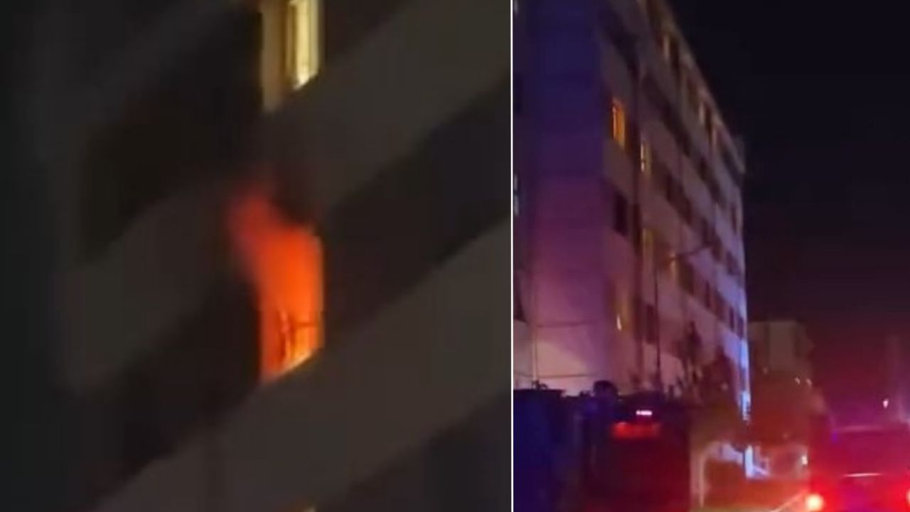 Bursa’da öğrenci yurdunda çıkan yangın söndürüldü