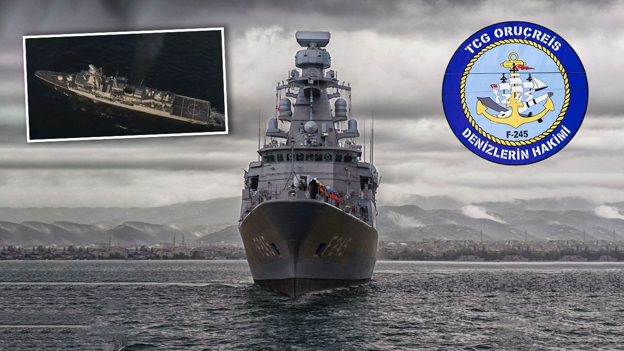 Denizlerin hakimi yenilendi! TCG ORUÇREİS fırkateyni Mavi Vatan