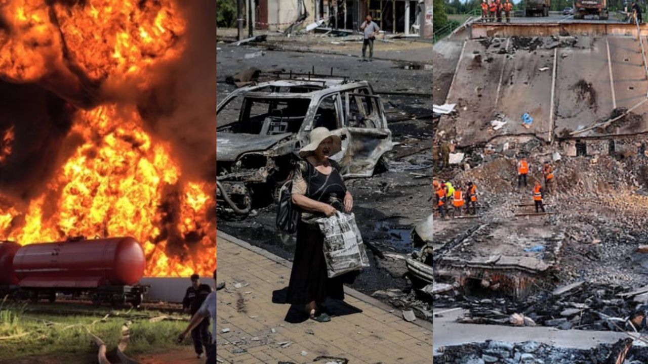 Putin’e peş peşe darbe! Köprü havaya uçtu, petrol tesisi alev aldı, uçuşlar durduruldu: Saldırı dalga dalga yayılıyor