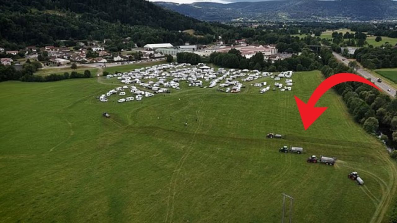 Arazisinde izinsiz kamp kurmuşlardı! Çiftçiden akılalmaz müdahale: Görüntüler viral oldu