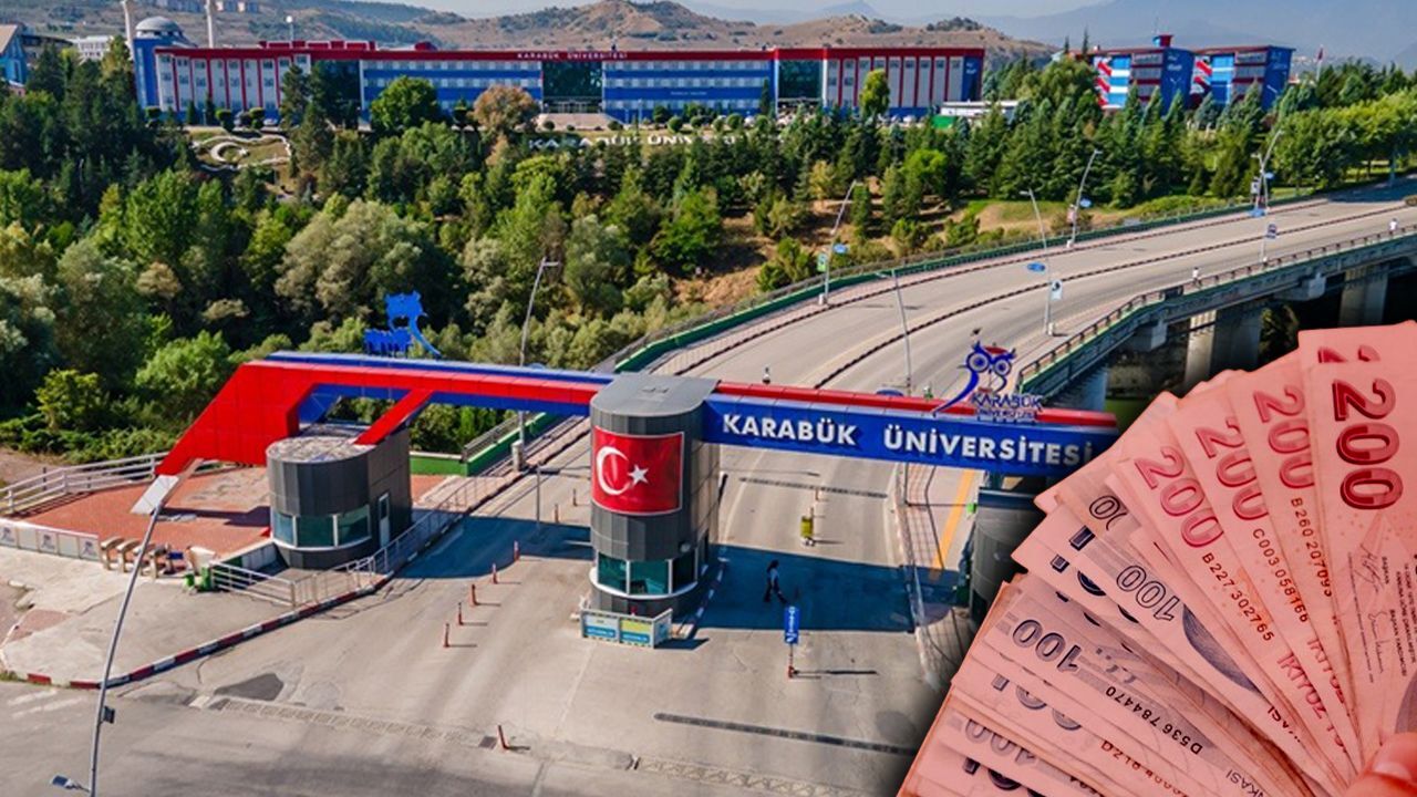 Karabük Üniversitesi'nde bu bölümlere yerleşenlere burs! 10 ay boyunca 3 bin TL verilecek görseli