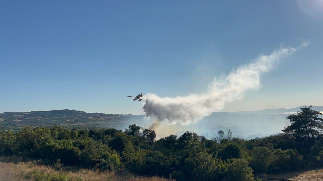 Çanakkale'de orman yangını kontrol altında