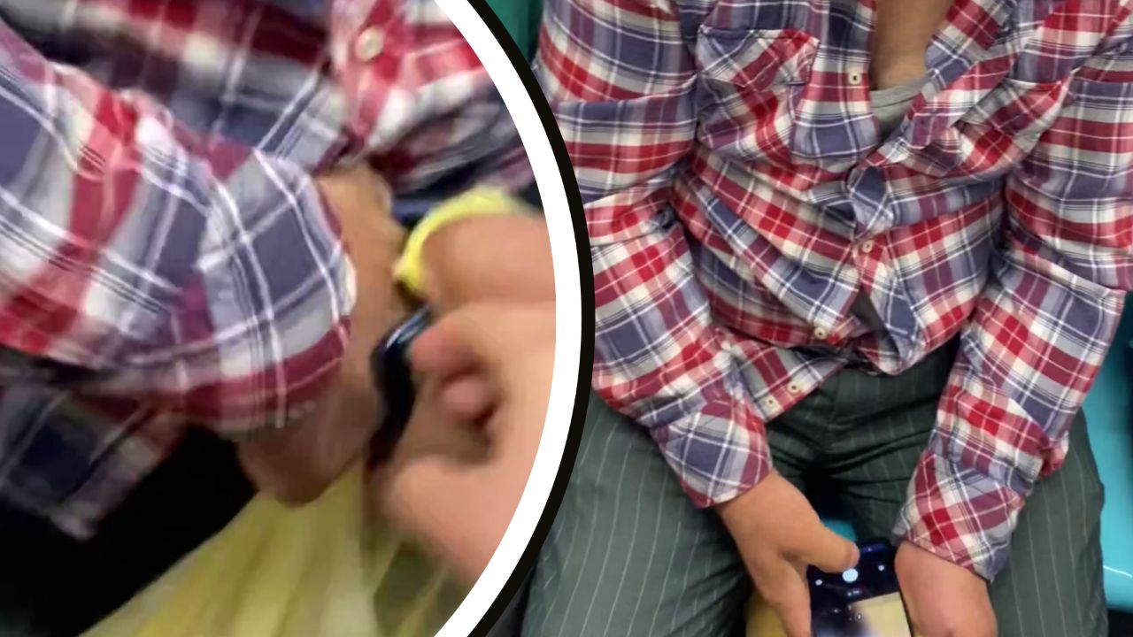 Metro sapığı yakalandı! Fark edilince telefonunu kırmıştı