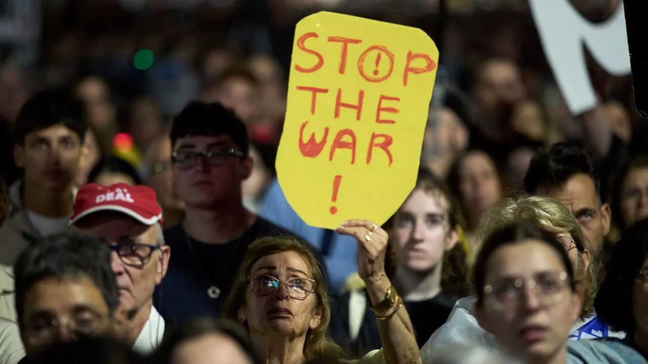 İsrail'de Gazze protestosu! 