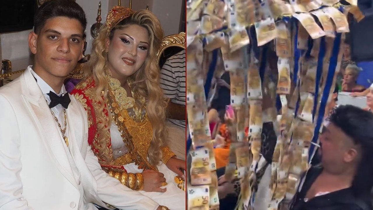 Euro’lu şemsiye, 200 TL ile dolu ceket! Kobra Murat’ın kızının söz töreni şaşkına çevirdi