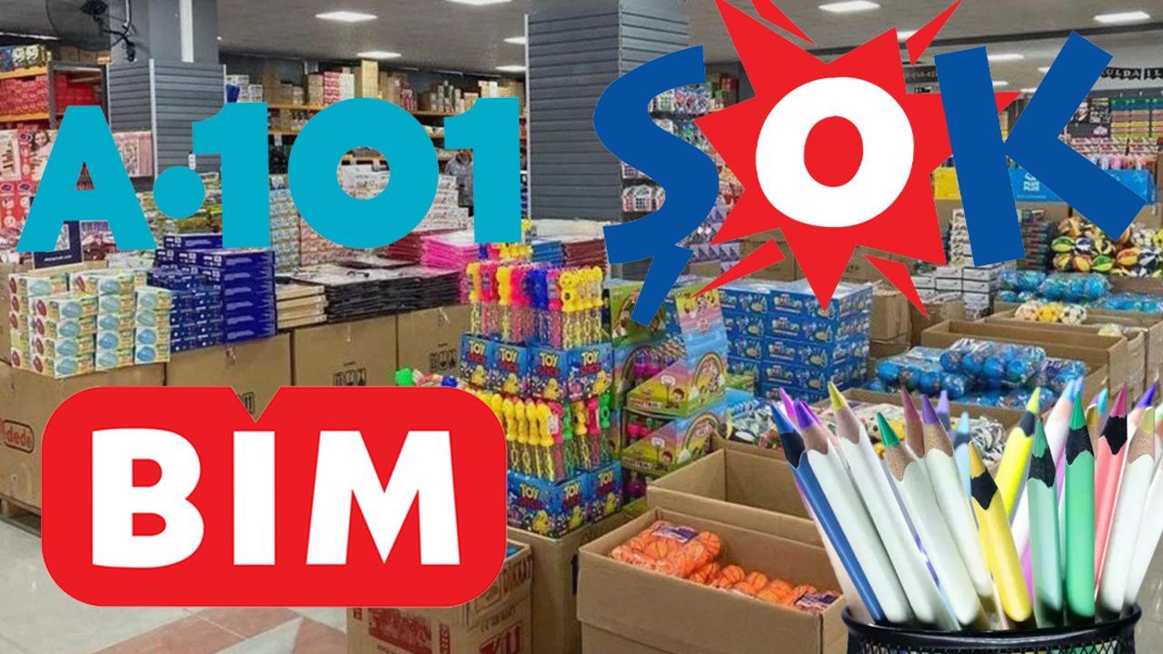 Kırtasiye malzemeleri A101 BİM ve ŞOK
