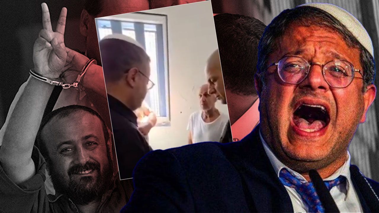 Ben-Gvir yine hapishane hücresini bastı! Filistinli lider Bergusi’yi tehdit etti