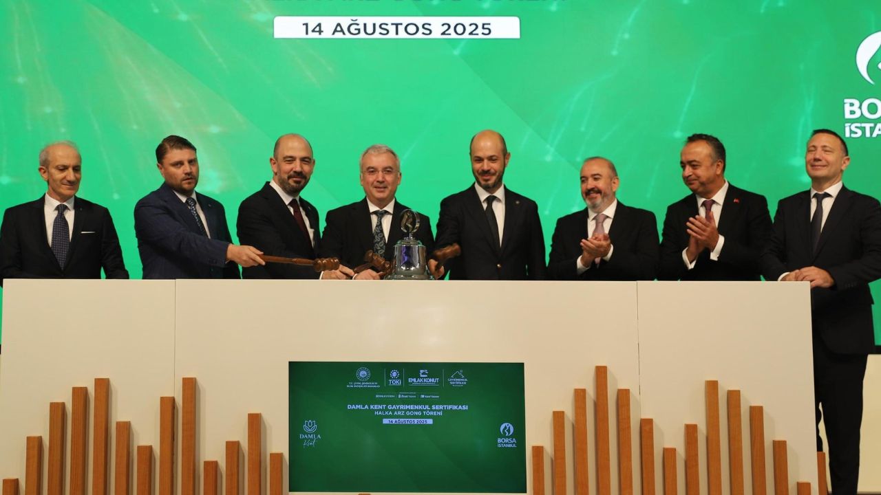 Gayrimenkul Sertifikası hisse gibi alınıp satılabilecek! Borsada gong ‘Damla Kent’ için çaldı